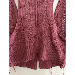Free‎ People "The Vest Of Us" Marsala Women's Size X-Small thumbnail 10