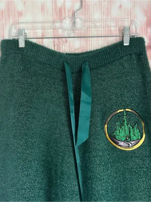 Wicked x Katie Kime Graphic Sweater Pants Emerald Green Elphaba Size XL thumbnail 4