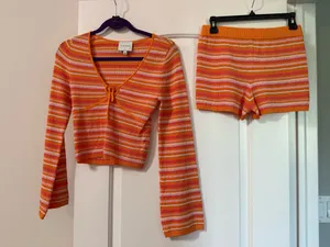 Beach Coverup Orange thumbnail 1
