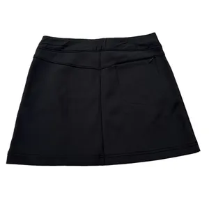 Athleta Athletic Adjustable Waist Tennis Stretch Mini Skirt Black Size 2 thumbnail 2