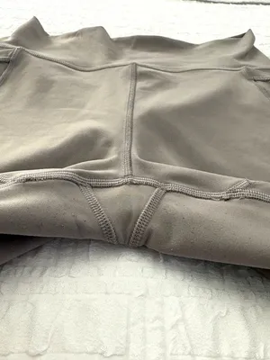 EXCELLENT Lululemon Forget The Sweat High Rise Tight 25" Grey Purple Leggings 8 thumbnail 5
