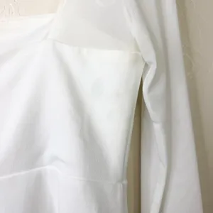 Lulus Luxe Bridal Lovingly Yours White Mesh Long Sleeve Wedding Maxi Dress XL thumbnail 13