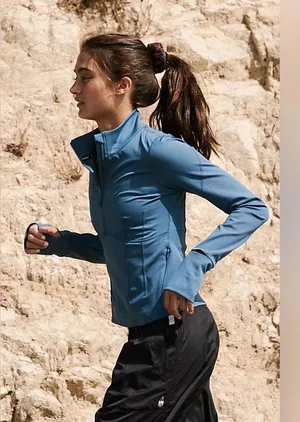 ❤️Free People Run The Course Half Zip Layer thumbnail 4