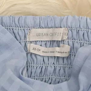 NWOT Urban Outfitters Blue Jesse Cold Shoulder Halter Top Size XS thumbnail 4