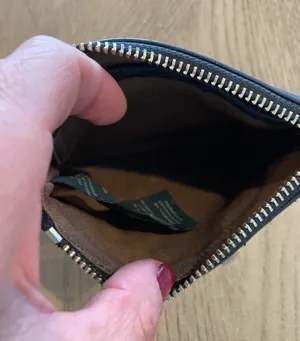 Ralph Lauren Like new black leather wristlet. Sz 7”x4.5” thumbnail 4