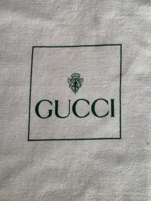 Authentic Gucci Dust Shoe Flannel Bag  Drawstring 14" x 9" thumbnail 2