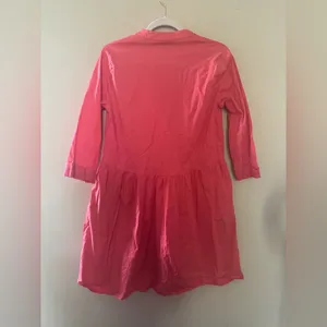 Tuckernuck Vibrant Coral Long Sleeve Dress thumbnail 5