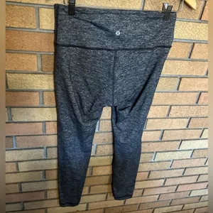 Lululemon Wunder Under Hi-Rise Tight 28" Heathered Black Size 10 thumbnail 4