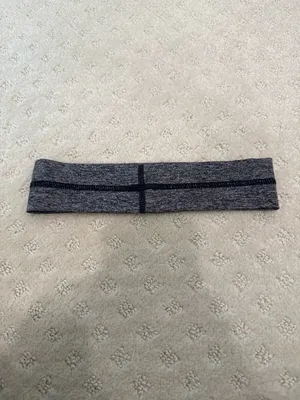 Victoria’s Secret PINK Gray Heather Athletic Headband Black One Size thumbnail 2