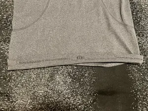 Womens sz4 lululemon Swiftly Tech Long Sleeve crew neck shirt-gray. thumbnail 6