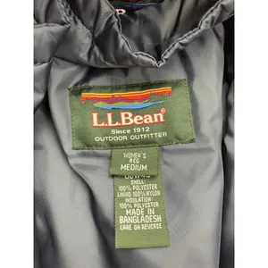 LL Bean‎ Womens Red Hooded Parka Jacket Size Medium Outdoor Outfitters thumbnail 4
