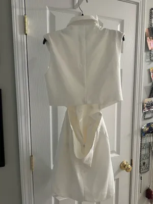 DO+BE White Romper Open Back thumbnail 2