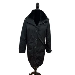 Zara woman down black jacket EUC thumbnail 4