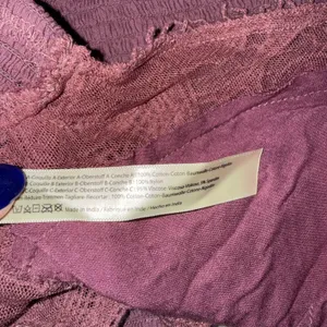 Free People FP One Adella Bralette Women M Purple Excellent Lace Strappy Boho thumbnail 4