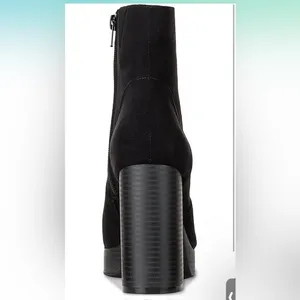 NWT SUN + STONE Elegant Black Ankle Boots Size 10 thumbnail 4