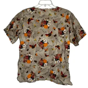 UA Scrubs Thanksgiving‎ Scrub Shirt thumbnail 4