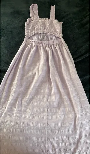 Amazon Women’s Dress Maxi Open Back Lavender Small thumbnail 2