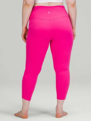 Lululemon Align High-Rise Pant 25" Sonic Pink stretch leggings thumbnail 2