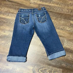 BKE Buckle Drew Denim Capri Jeans Stretch Womens 29 Contrast Stitch Western thumbnail 8