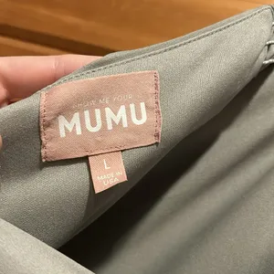 Show me your mumu Shannon one shoulder bridesmaid dress in moss green thumbnail 9