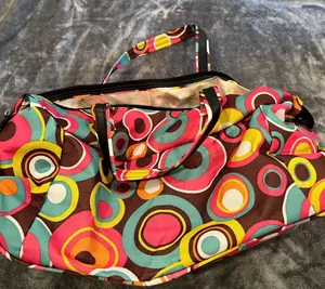 Colorful Patterned Women's Bag Pink thumbnail 1