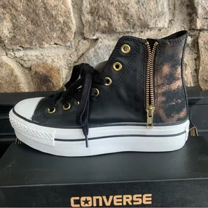 Converse Chuck Taylor All-Star Lift Platform Sneakers Black Women Size 7 540254C thumbnail 8
