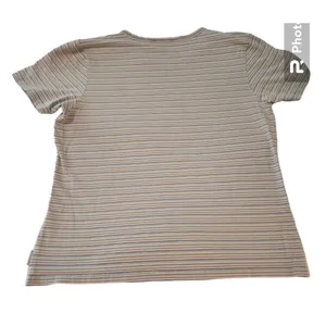 Woolrich Striped Tee Crew Neck Short Sleeve Casual Top Womens‎ XL thumbnail 2