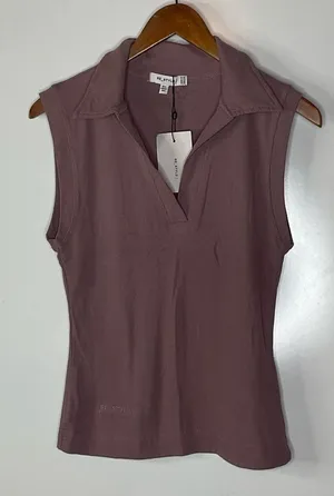 Re_styld Collared Tank Top Size 0‎ Purple thumbnail 1