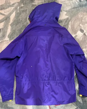 Eastern Mountain Sports Vintage Men’s Rain Jacket Medium Blue Yellow Waterproof Breathable thumbnail 7