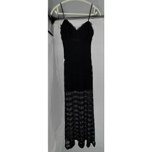 Bardot Black Flynn Lace Semi-Sheer Midi Dress NWT US 6 M Wedding Guest Formal thumbnail 7