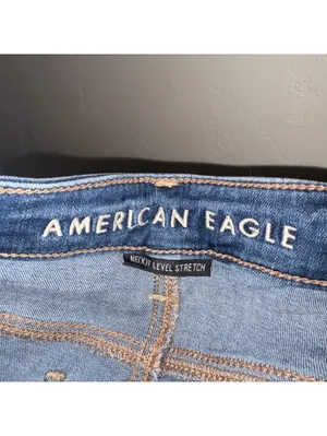 American Eagle Ne(x)t Level Super Hi-Rise Jegging Crop Distressed Jeans Size 4 thumbnail 5