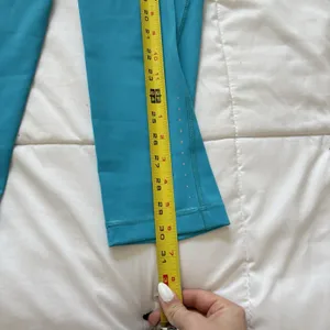 Lululemon Leggings‎ Womens 6 Blue Align High Rise Crop Pull On Stretch Yoga Gym thumbnail 3