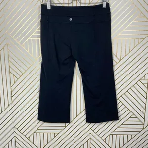 Lululemon Groove Crops‎ Black Reversible thumbnail 7