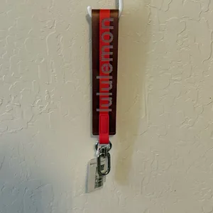 Lululemon Never Lost Keychain Word Mark NWT authentic ancp/glzp/wht thumbnail 5