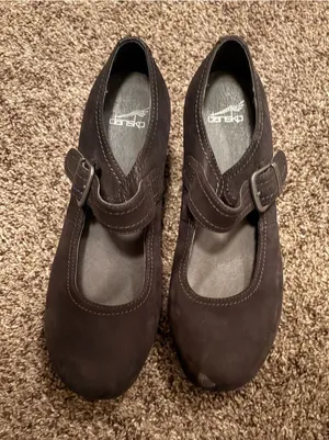 Dansko Women's size 9.5 Black Mary Jane Strap Shoes thumbnail 1