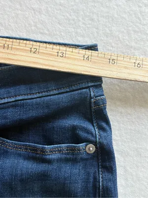 Levi's Slim Straight Jeans in Dark Blue Denim thumbnail 6