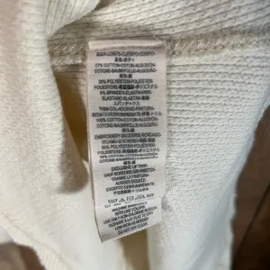 Free People We The Free Cream Waffle Knit Kyoto Cuff Thermal Top XS Mixed Media thumbnail 8