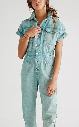 Free People Marci Coveralls Size Small thumbnail 1