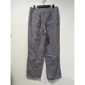 NEW Amazon Essentials Pants Medium Striped Elastic Travel Linen Cotton Cottage thumbnail 2