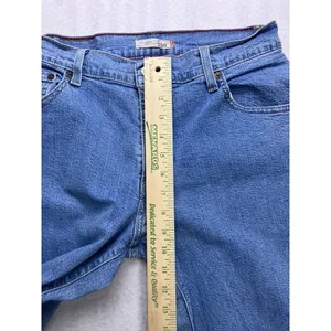 Levi 550 Jeans Womens‎ 10L Blue Relaxed Boot Cut Stretch Denim Pants thumbnail 5