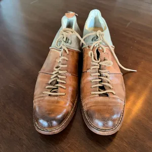 Vintage Timberland Boot Company Brown Lace Up Shoes 👞 Size 7 thumbnail 3