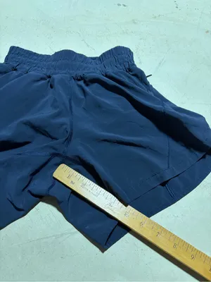 Lululemon track that Women's Navy Athletic Shorts 2 thumbnail 3