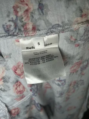 Reformation Nevada Blue Floral Print Ruffle Hem Mini Dress Women’s Size Small thumbnail 9