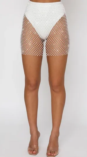 Beaded Mini Skirt thumbnail 3