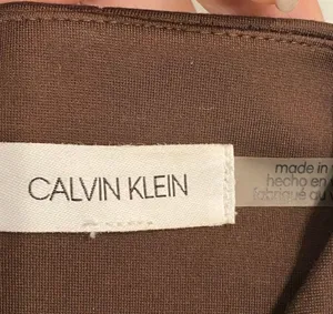Calvin Klein Plaid Suede Jacket Topper Trench Coat Lined Preppy Brown Tan thumbnail 6