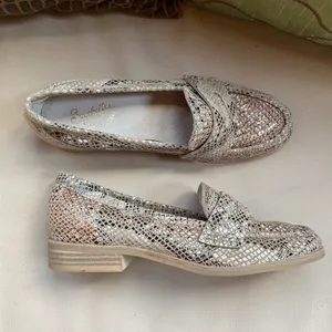 Seychelles‎ Tigers Eye Penny Loafer Snake Size 6 thumbnail 2