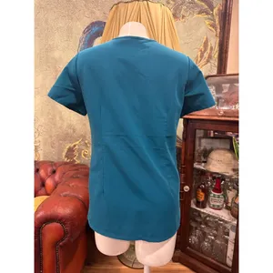 FIGS Technical Collection Teal Scrub Top - Size XS thumbnail 8