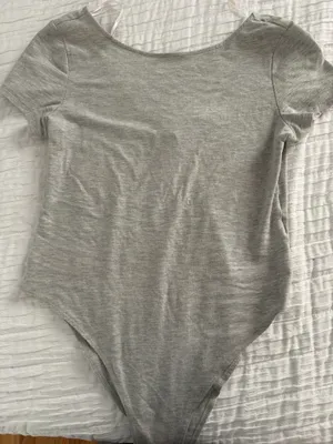 Grey H&M low back body suit thumbnail 1