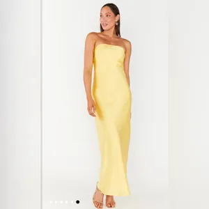 NWOT SHOW ME YOUR MUMU - Taylor Tube Dress size small Color Yellow Luxe thumbnail 4