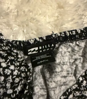Billabong black and white shirt thumbnail 2